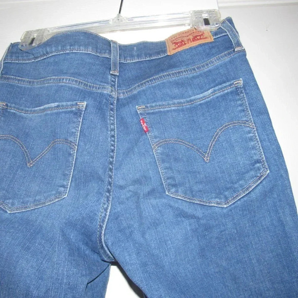 LEVI’S 720 High Rise Super Skinny Distressed Medium Wash Jeans Size 27 - Picture 4 of 7